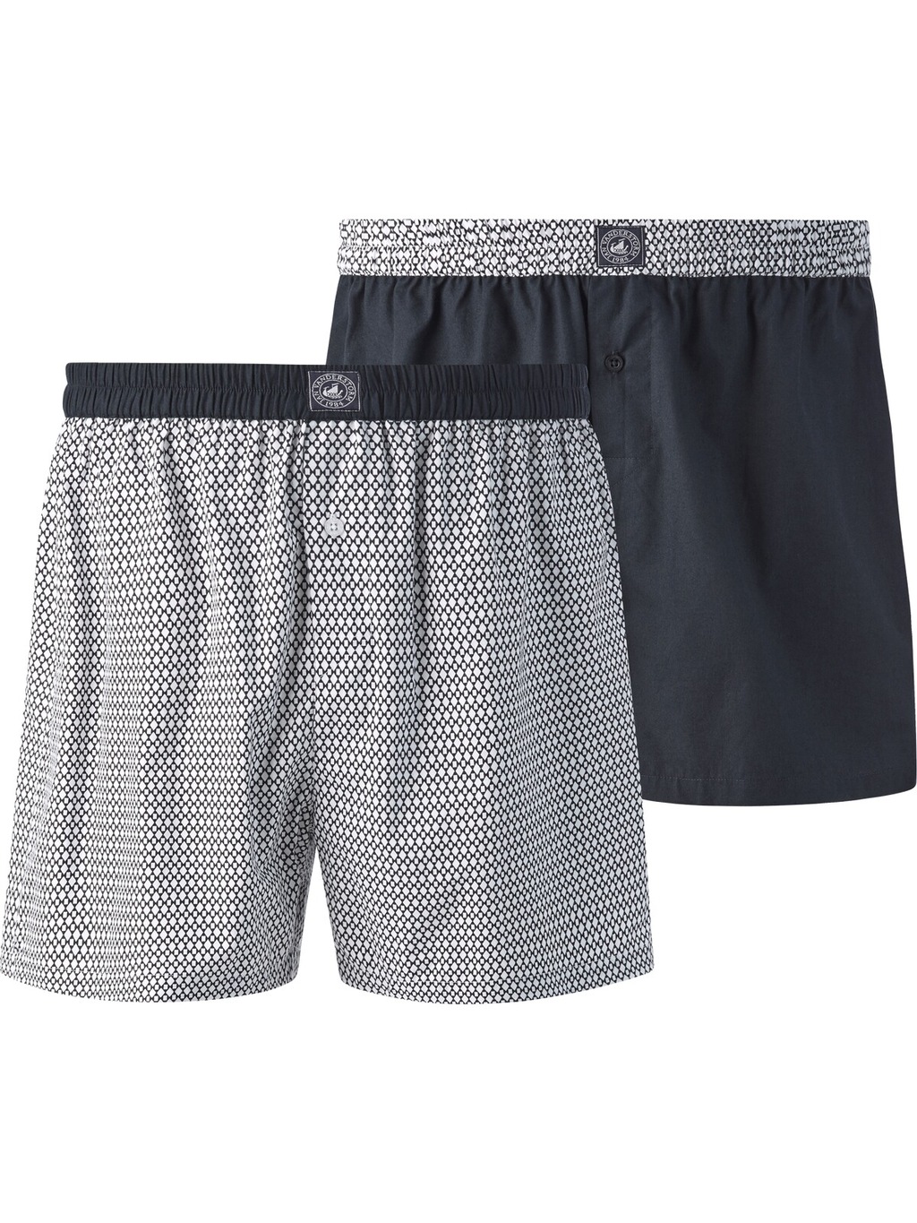 Jan Vanderstorm Boxershorts "2er Pack Boxershorts ROY", (2 St.), gemustert günstig online kaufen