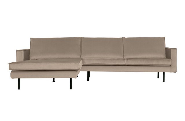 BePureHome Ecksofa Rodeo Chaiselongue Samt links günstig online kaufen