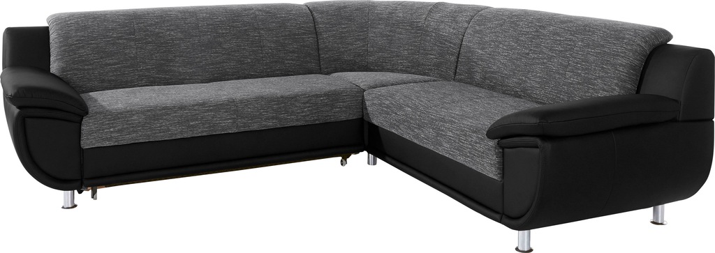 TRENDMANUFAKTUR Ecksofa "Rondo 3, zeitlos und modern, im Materialmix, L-For günstig online kaufen