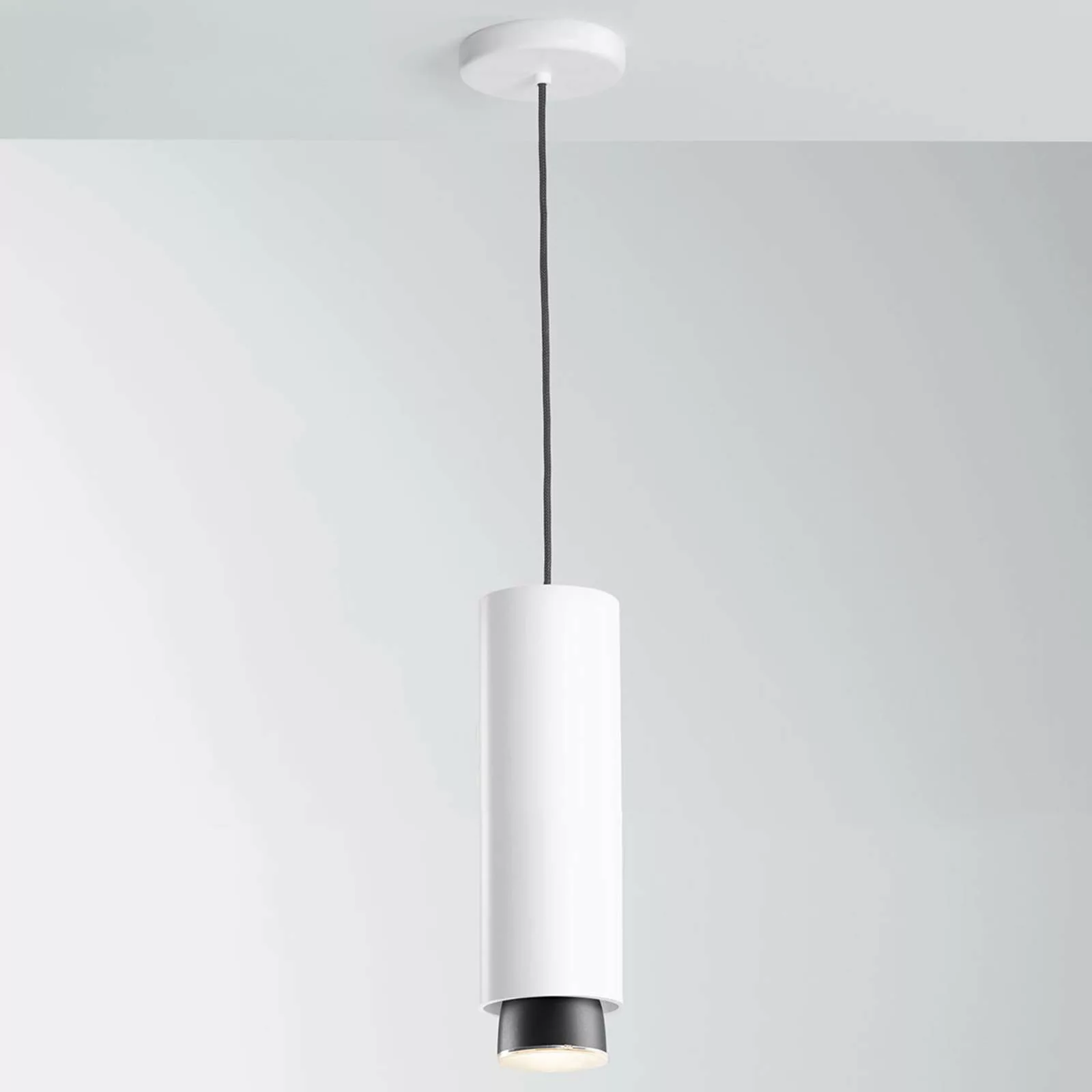 Fabbian Claque LED-Hängeleuchte 30 cm weiß günstig online kaufen