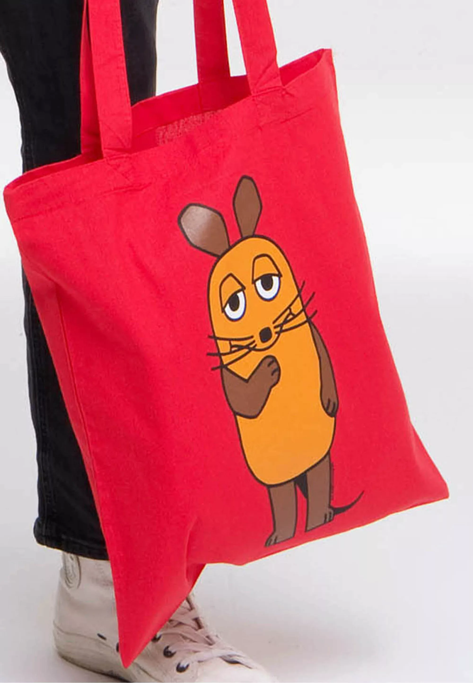 LOGOSHIRT Henkeltasche "Baumwolltasche Die Sendung mit der Maus", mit Sendu günstig online kaufen