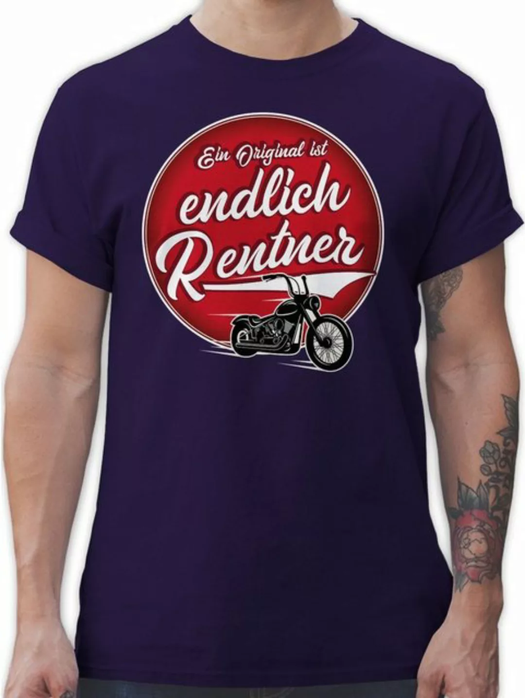 Shirtracer T-Shirt Ein Original ist endlich Rentner Rentner Geschenk günstig online kaufen