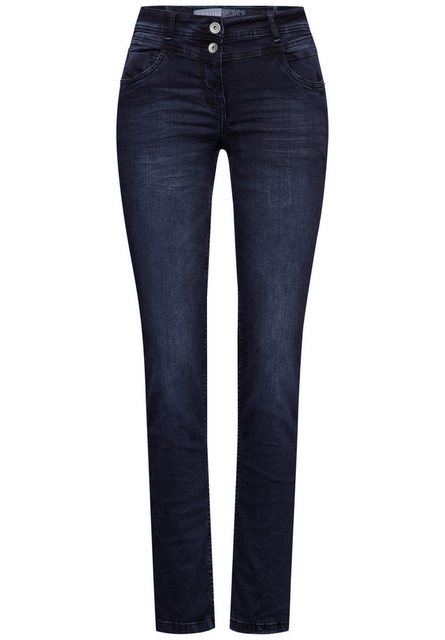 Cecil Dehnbund-Hose Style NOS Scarlett Blue Black günstig online kaufen