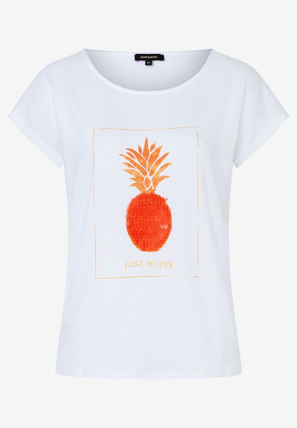 T-Shirt mit Pailletten-Ananas, Sommer-Kollektion günstig online kaufen