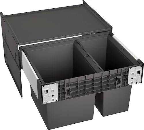 Blanco Mülltrennsystem »Select II 60/2«, 2 Behälter, Kunststoff, Stahlblech günstig online kaufen