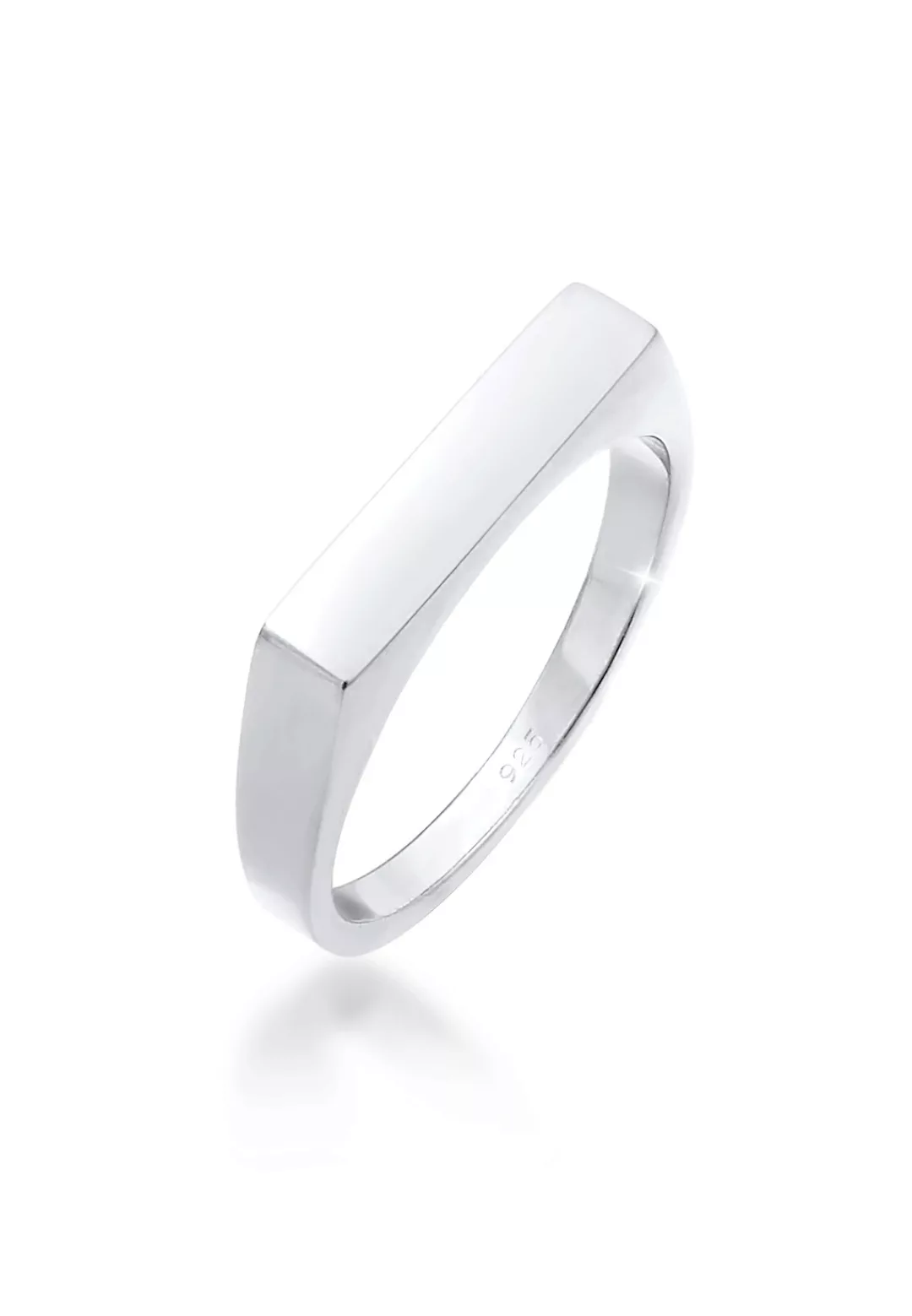 Elli Siegelring "Siegelring Rechteck Pinky Ring 925 Silber" günstig online kaufen