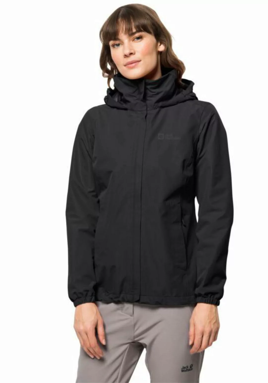 Jack Wolfskin Funktionsjacke STORMY POINT 2L JKT W mit verstaubarer Kapuze günstig online kaufen