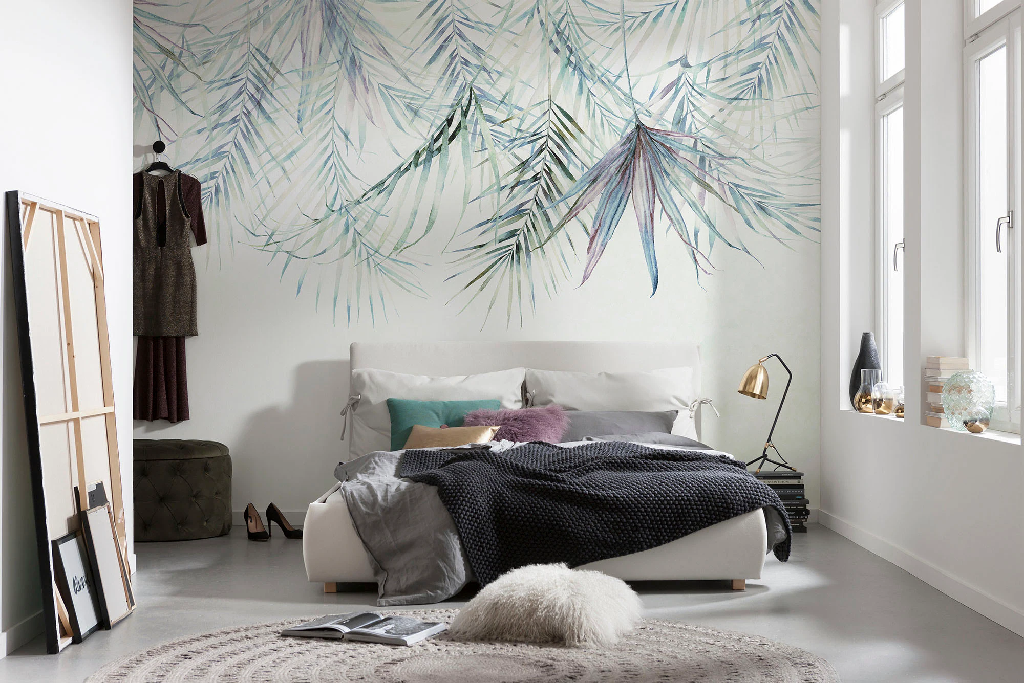 KOMAR Vlies Fototapete - Palm Spring  - Größe 350 x 250 cm mehrfarbig günstig online kaufen
