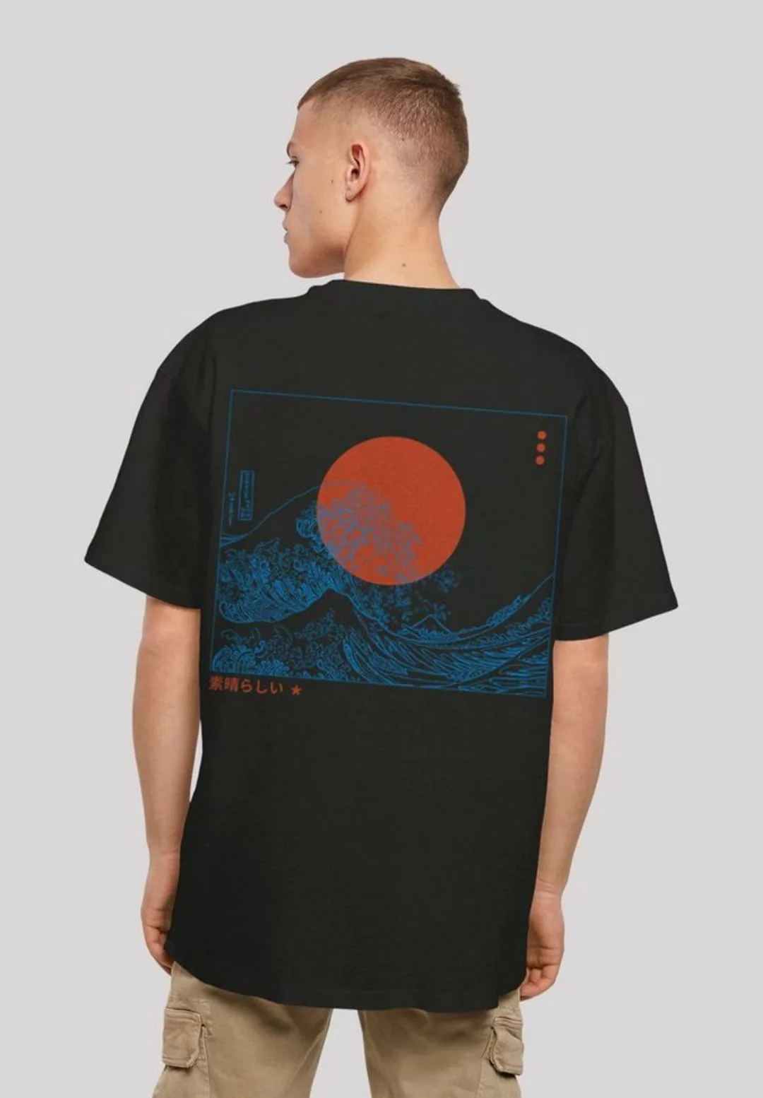 F4NT4STIC T-Shirt "Kanagawa Welle Japan", Print günstig online kaufen