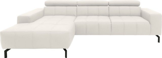 DOMO collection Ecksofa "Cunelli L-Form", wahlweise inklusive 6-fach verste günstig online kaufen