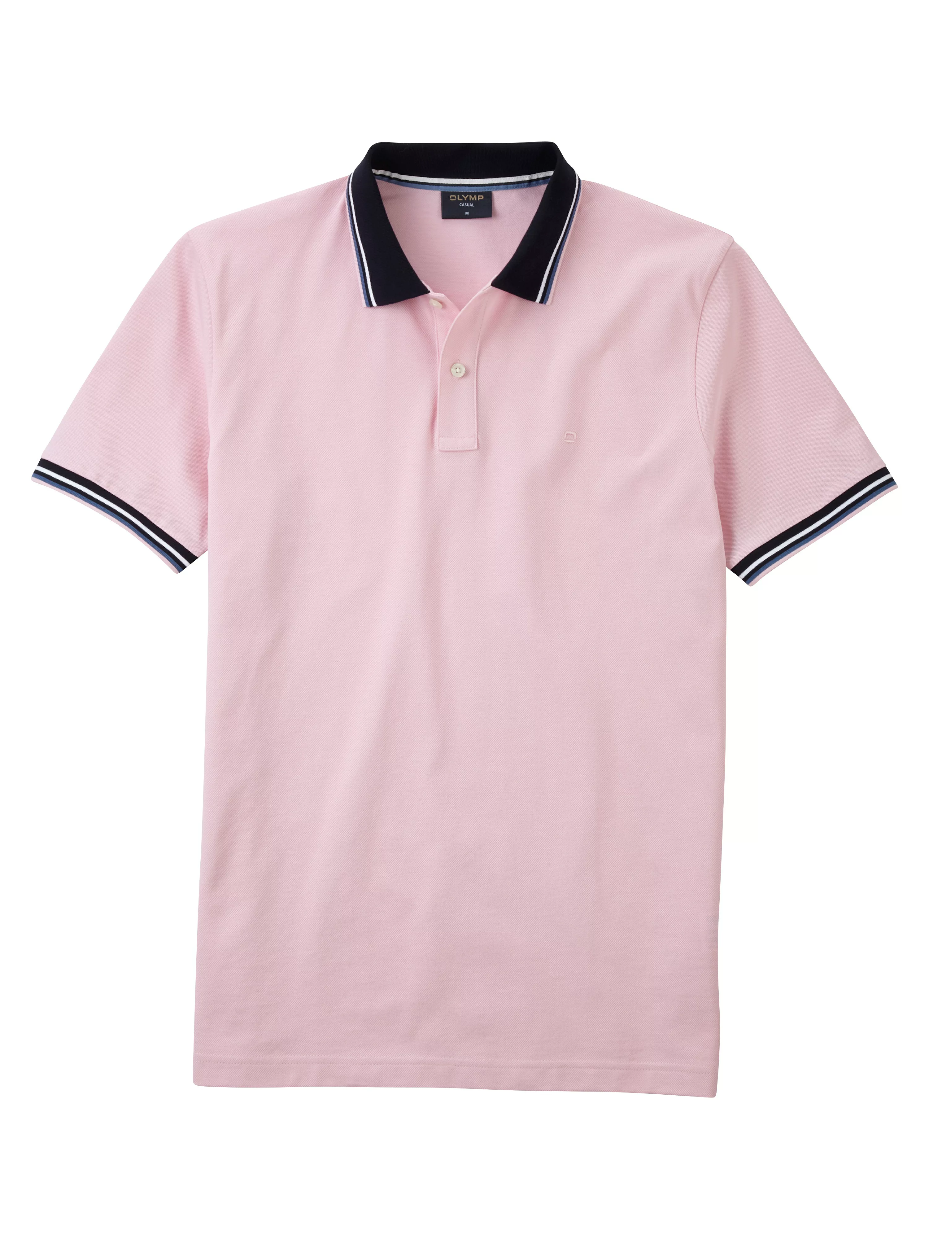 OLYMP Poloshirt "Casual", farbliche Kontrast-Details günstig online kaufen