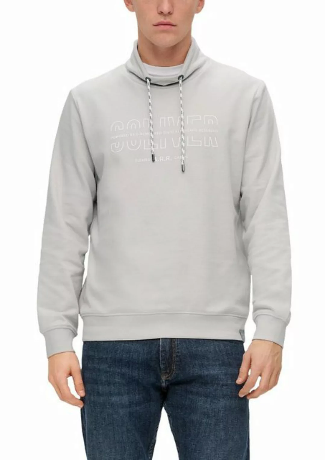 s.Oliver Sweatshirt mit Frontprintlogo günstig online kaufen