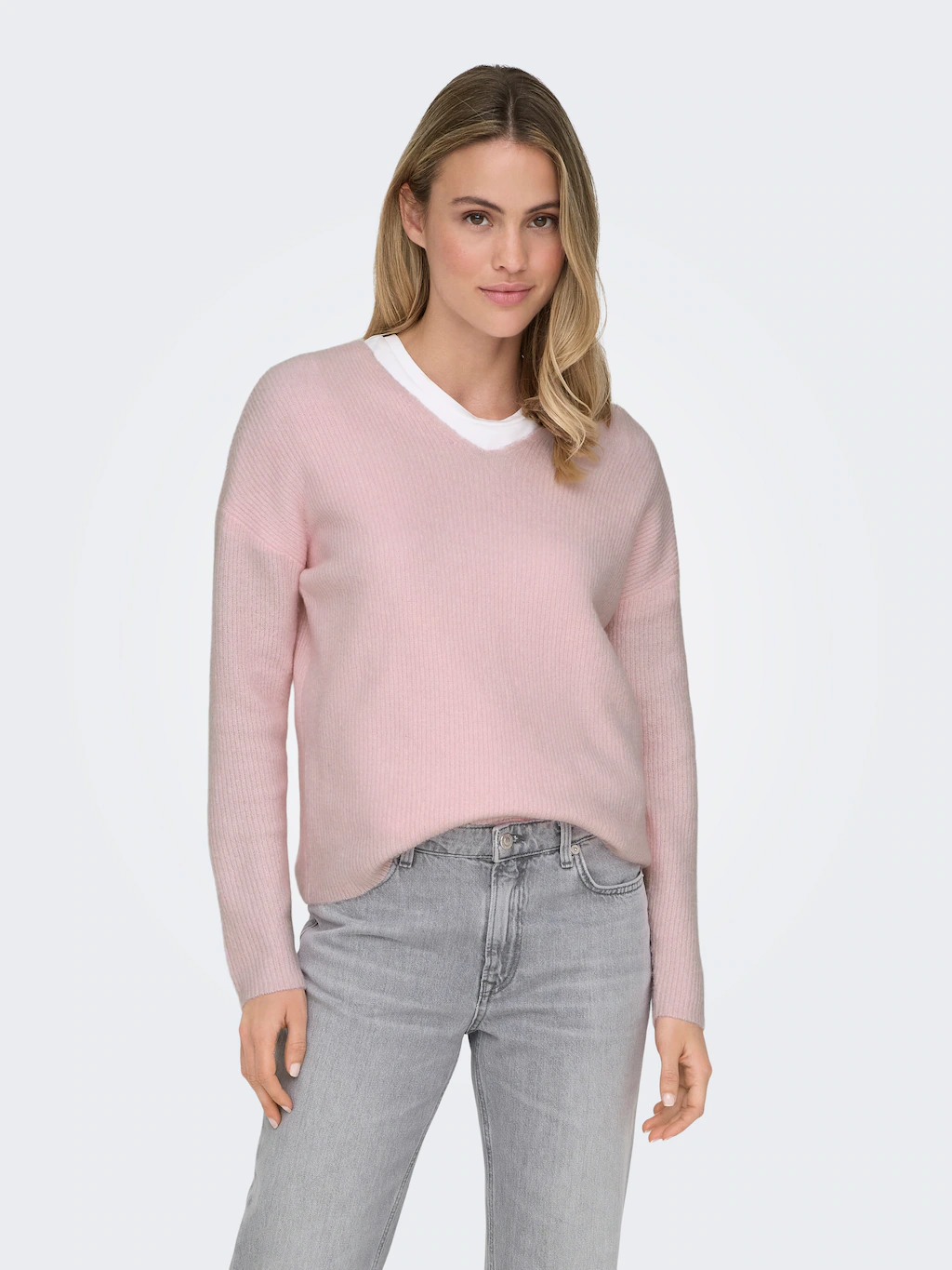 ONLY V-Ausschnitt-Pullover "ONLCAMILLA V-NECK L/S PULLOVER KNT NOOS" günstig online kaufen