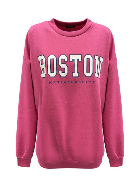 Worldclassca Sweatshirt Worldclassca Oversized Sweatshirt College BOSTON Sw günstig online kaufen