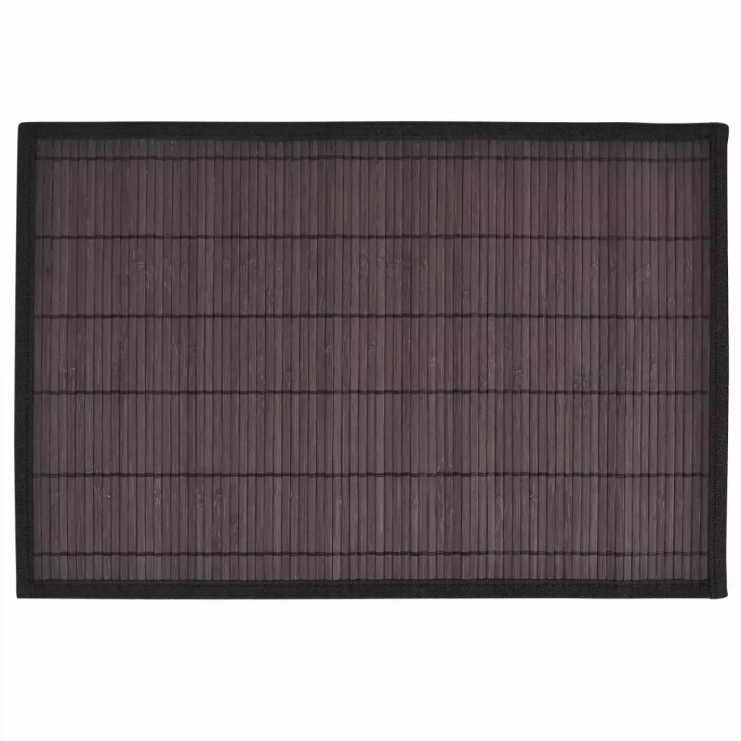 6 Bambus-platzdeckchen 30 X 45 Cm Dunkelbraun günstig online kaufen