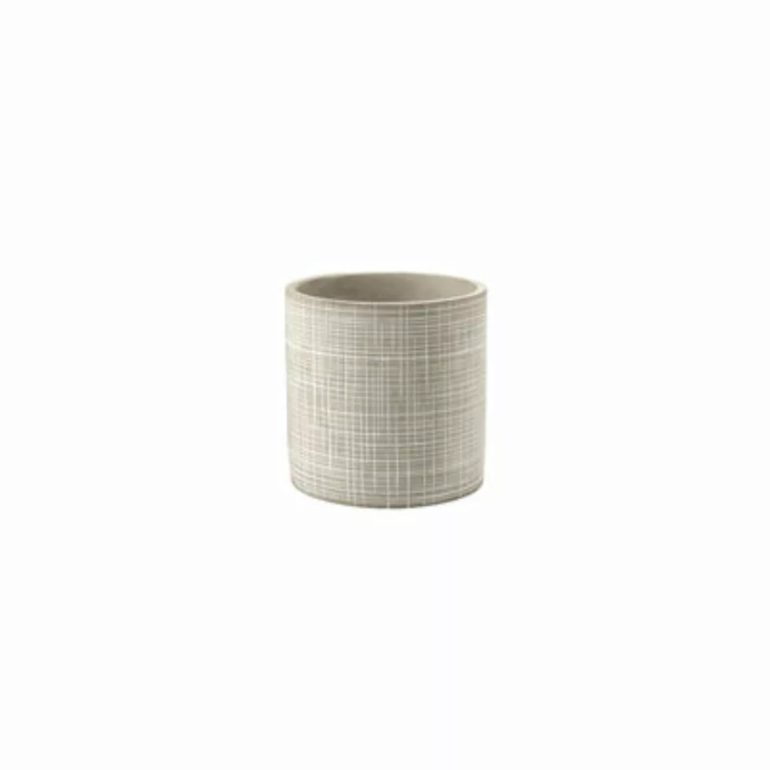 Übertopf Cylindre Small keramik beige / Steinzeug - Ø 12 x H 12 cm - Serax günstig online kaufen