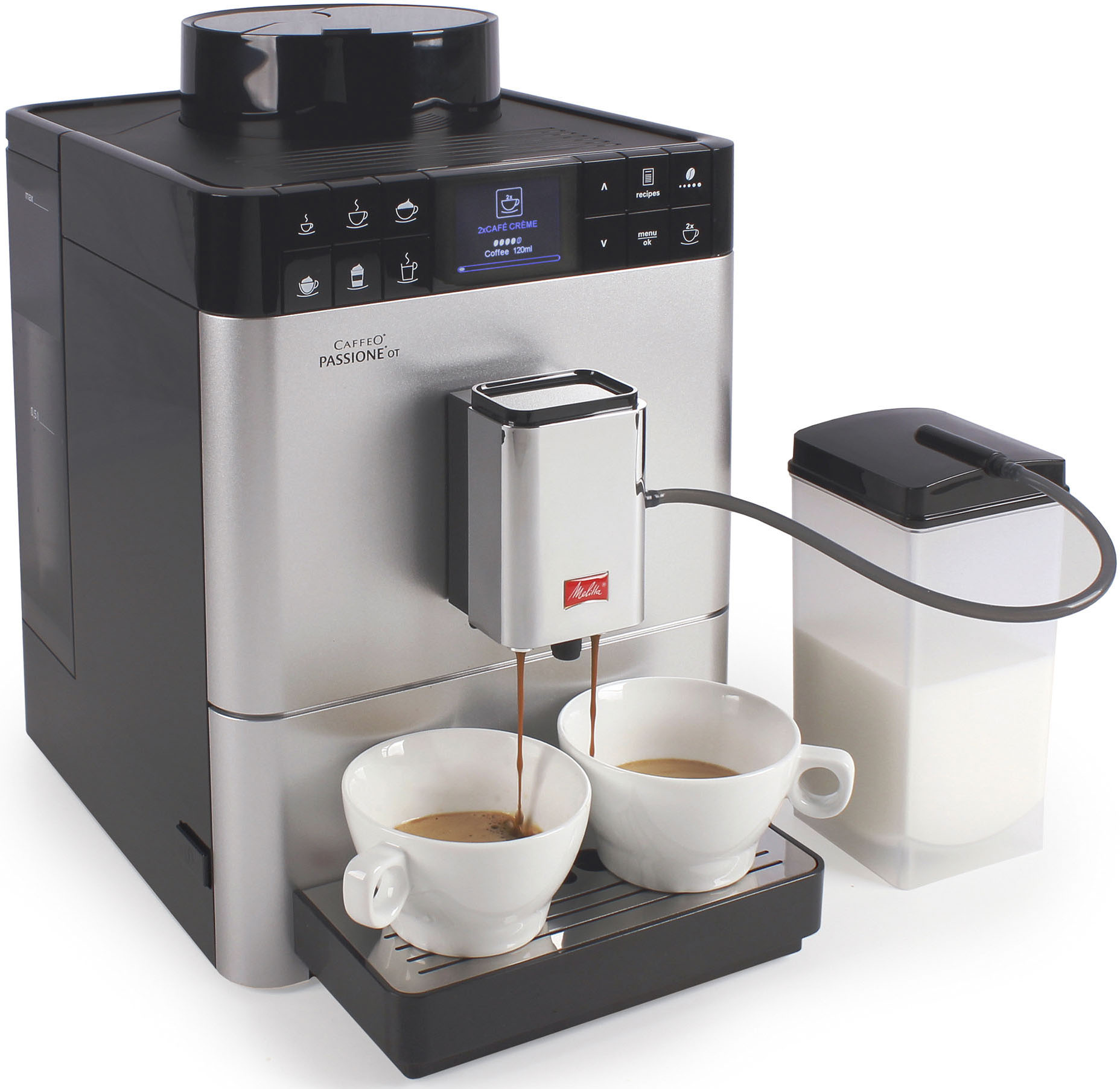 Melitta Kaffeevollautomat »Passione® One Touch F53/1-101, silber«, One Touc günstig online kaufen