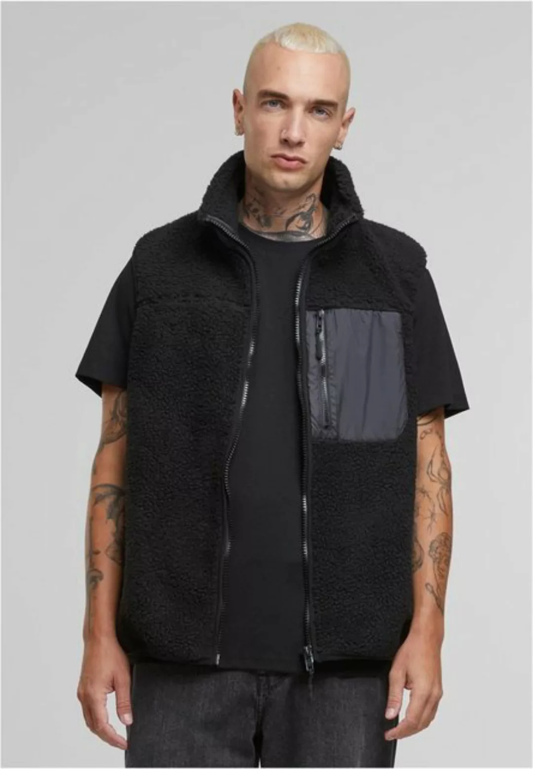 URBAN CLASSICS Sweatweste Sherpa Vest günstig online kaufen