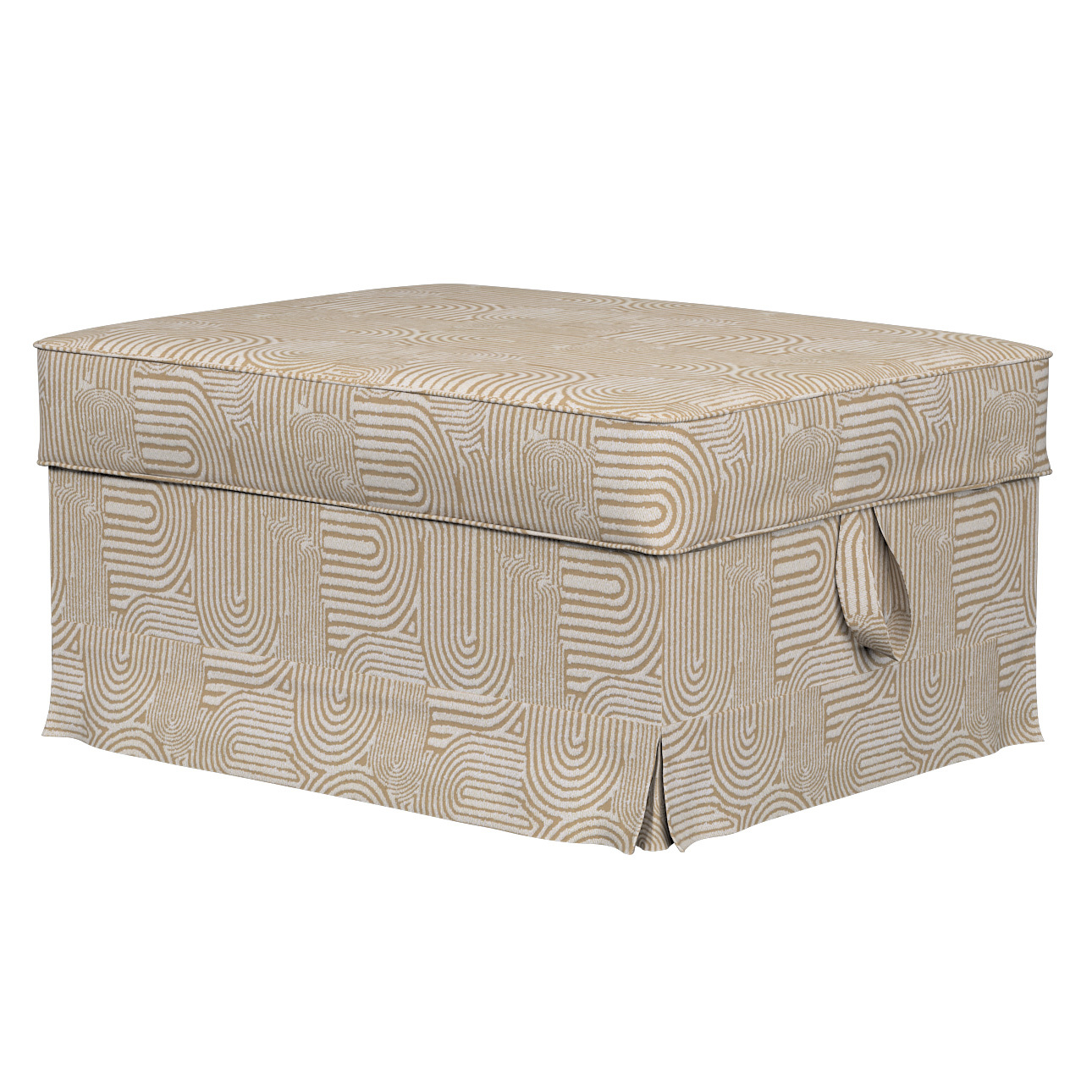 Bezug für Ektorp Bromma Hocker, beige-ecru, Husse, Ektorp Bromma, Cosy Home günstig online kaufen