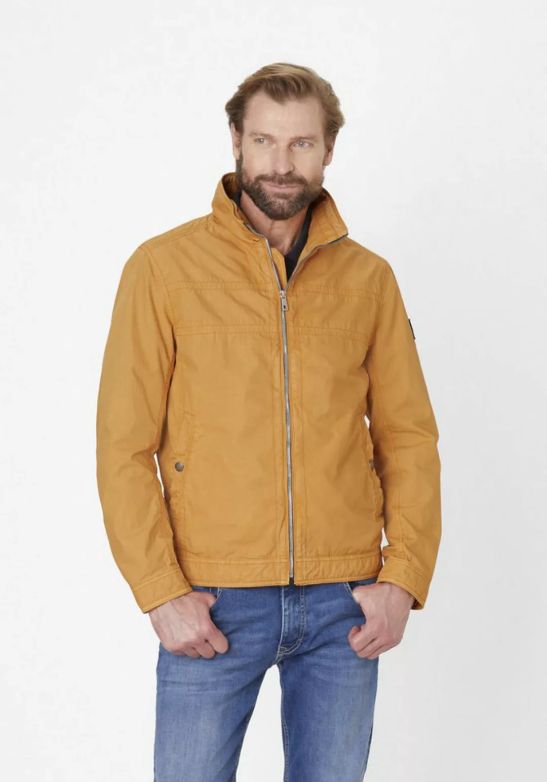 S4 Jackets Blouson MIAMI UP leichte Modern Fit Jacke aus reiner Baumwolle günstig online kaufen