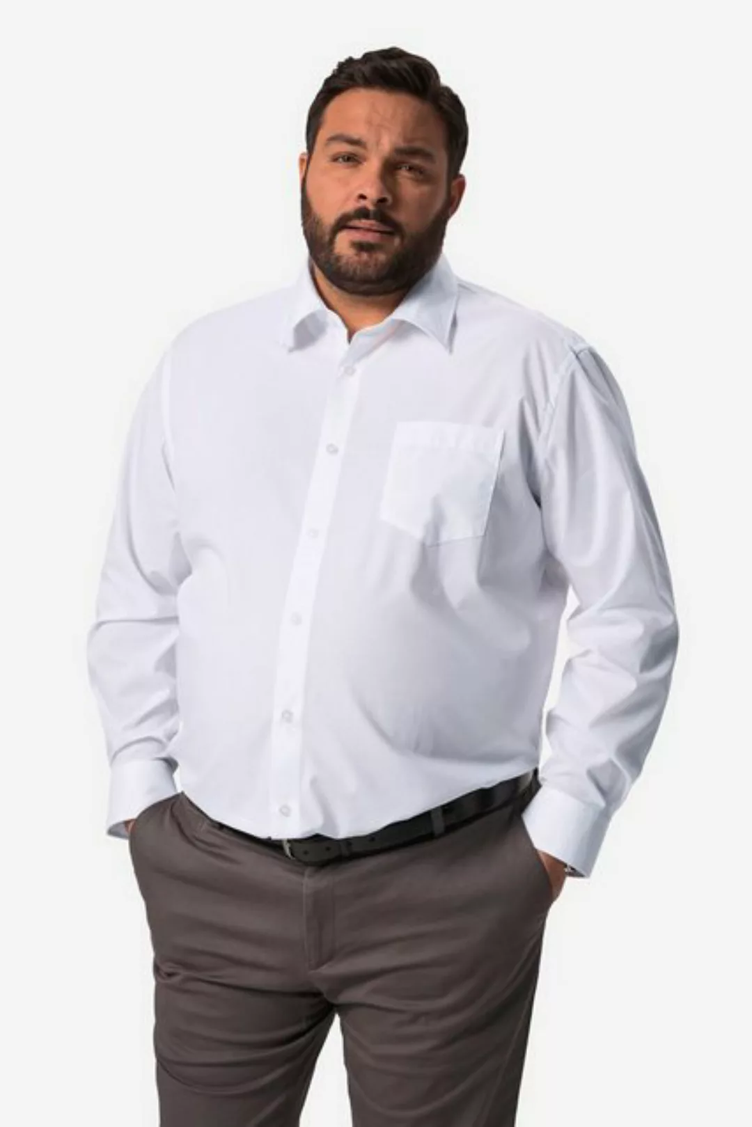 Men Plus Businesshemd Men+ Businesshemd Langarm EasyCare Kentkragen günstig online kaufen