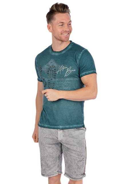 Hangowear Trachtenjeans Jeans Bermuda Herren - HECTOR - hellgrau günstig online kaufen