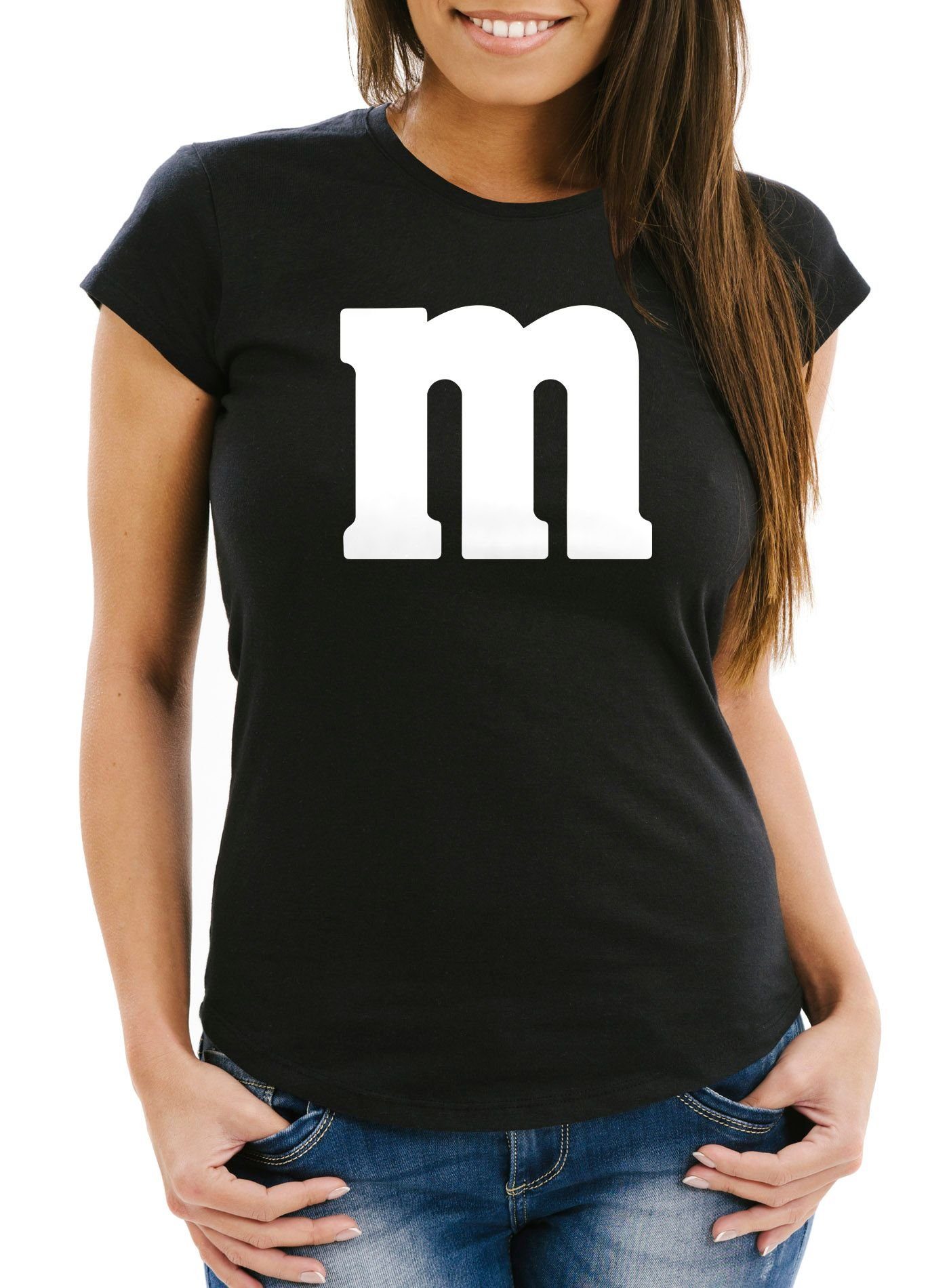 MoonWorks Print-Shirt Damen T-Shirt Gruppen-Kostüm M günstig online kaufen