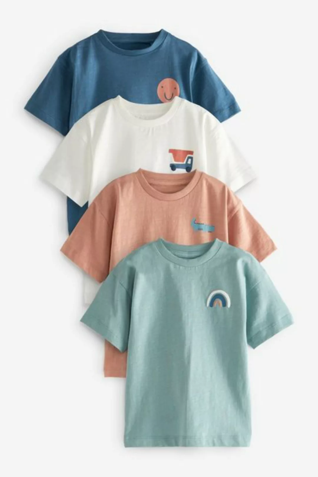 Next T-Shirt 4er-Pack Oversized T-Shirts (4-tlg) günstig online kaufen