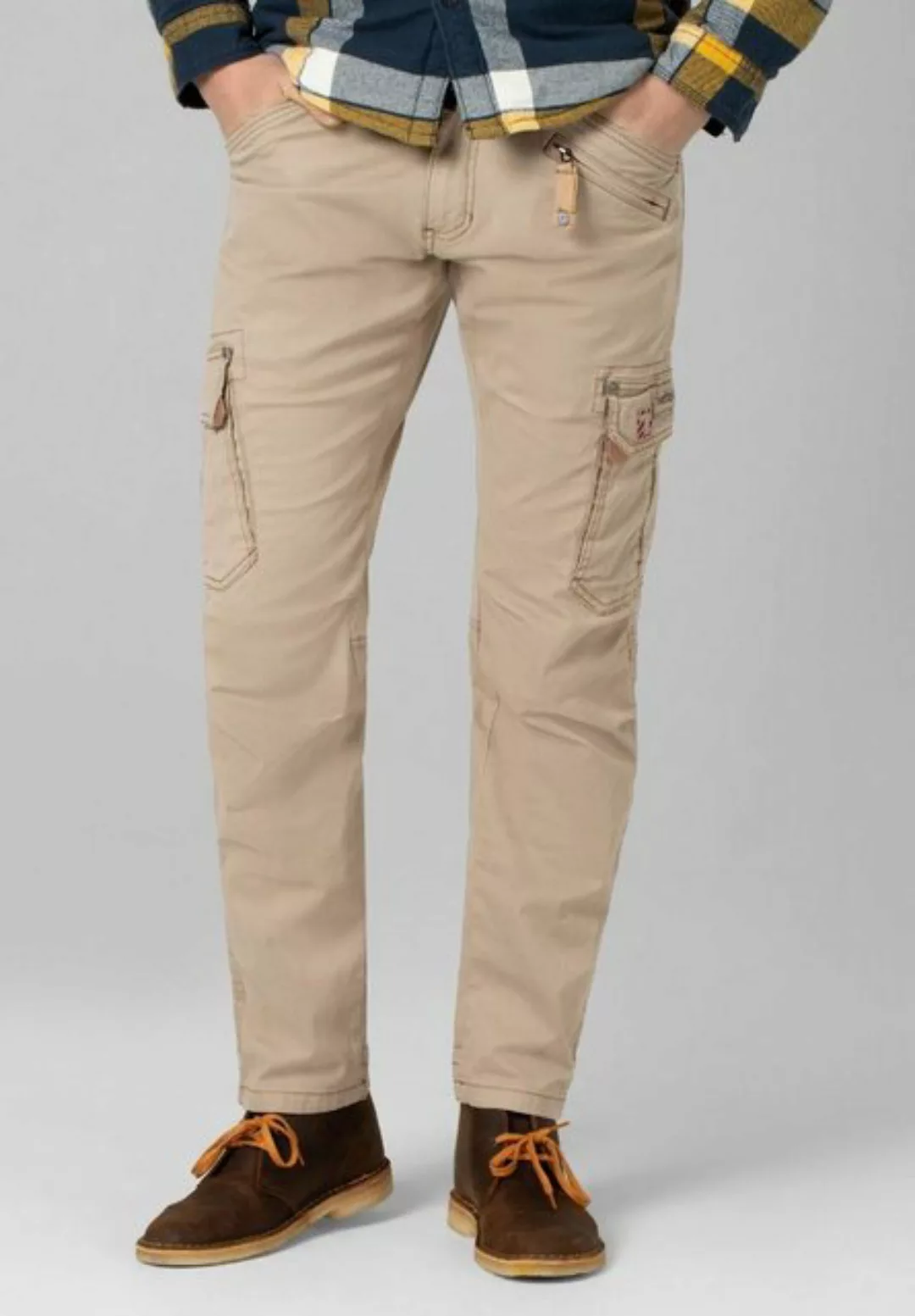 TIMEZONE Cargohose Hose Regular Fit mittlere Bundhöhe Slim Legs 5184 in Dun günstig online kaufen