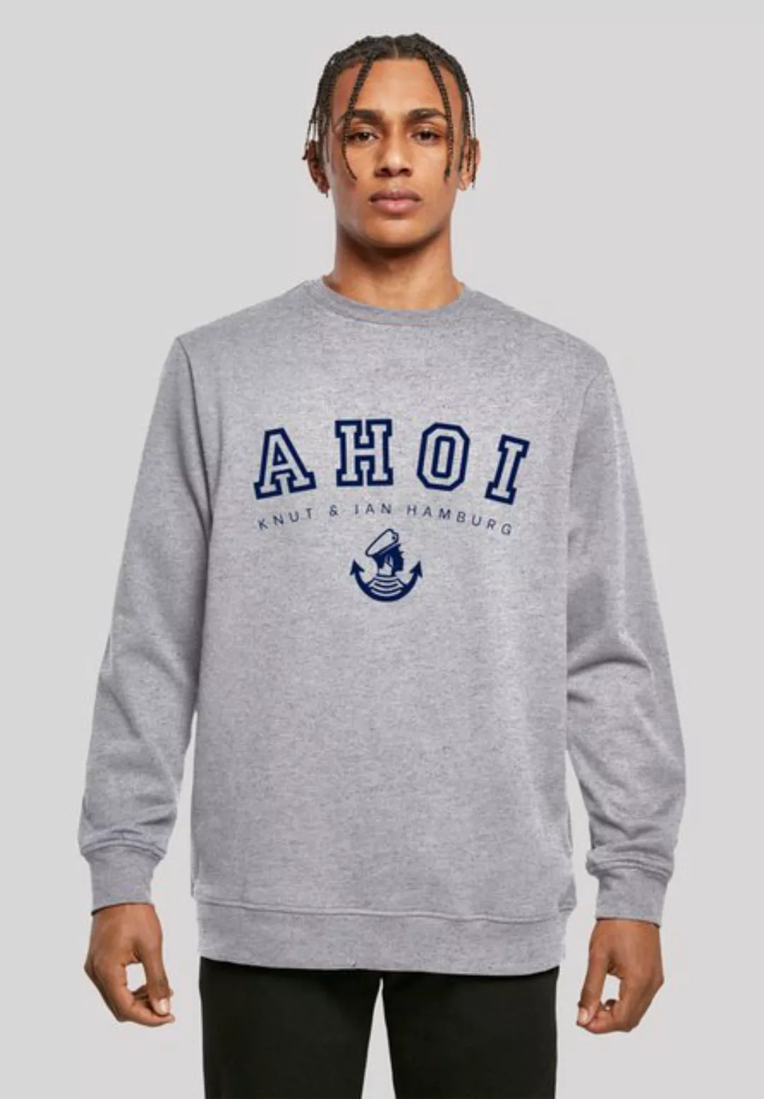 F4NT4STIC Kapuzenpullover "Herren Sweatshirt Ahoi Knut & Jan Hamburg", Prin günstig online kaufen