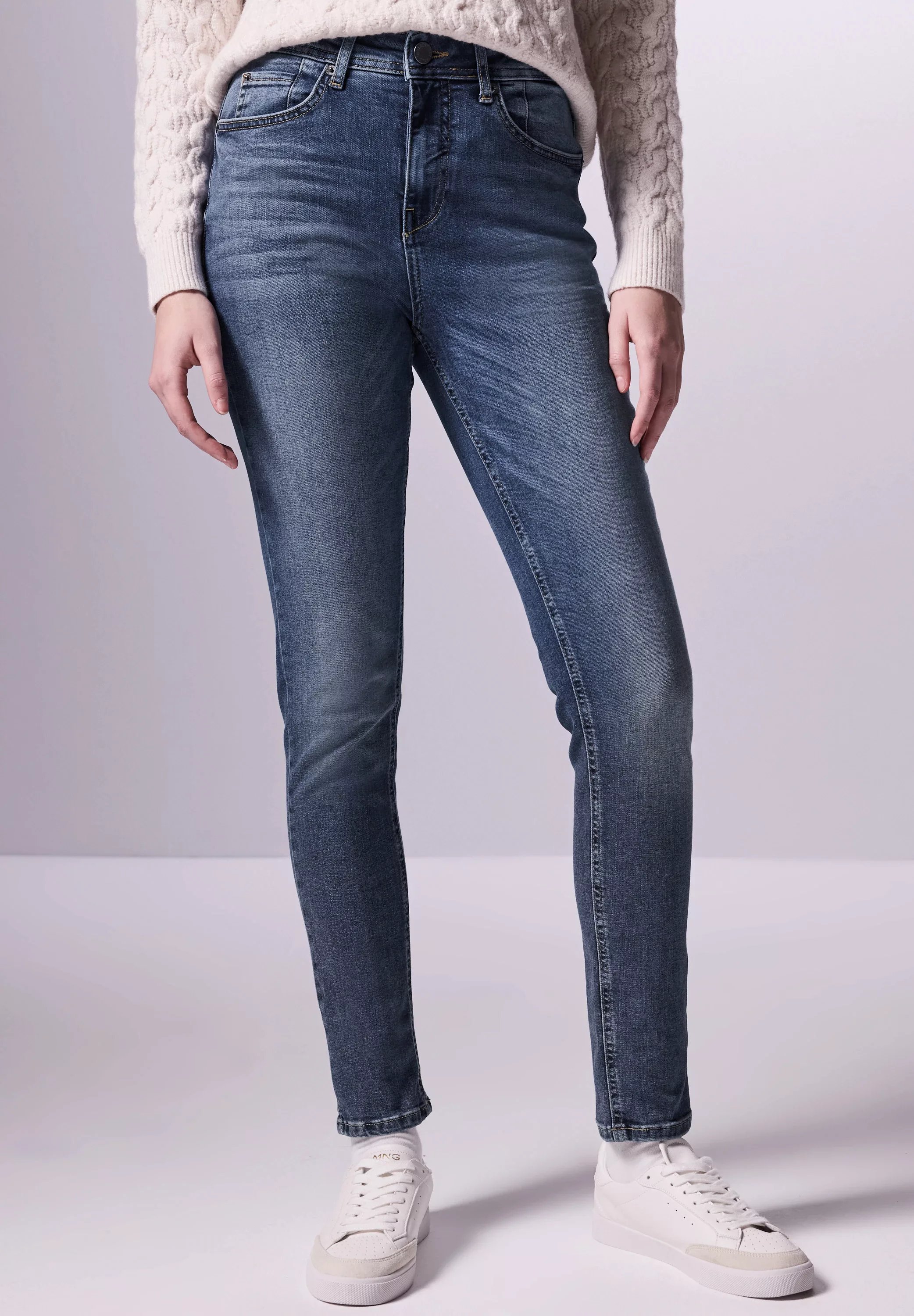 STREET ONE STUDIO Skinny-fit-Jeans, High Waist günstig online kaufen