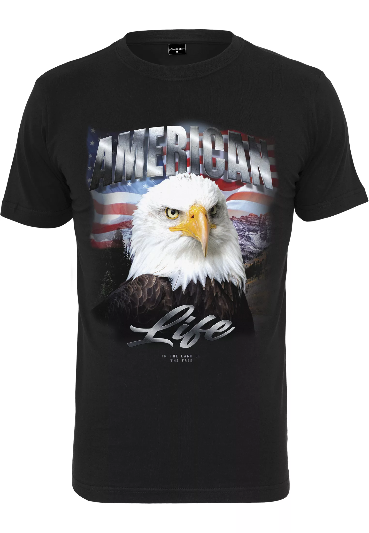 MisterTee T-Shirt "Herren American Life Eagle Tee" günstig online kaufen