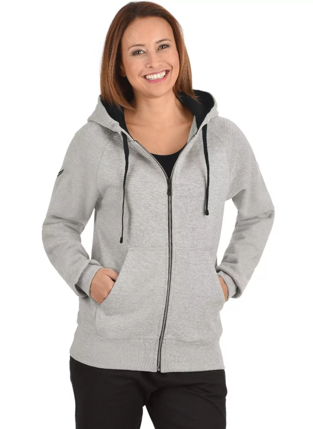 Trigema Sweatjacke TRIGEMA Sweatjacke mit Kapuze (1-tlg) günstig online kaufen