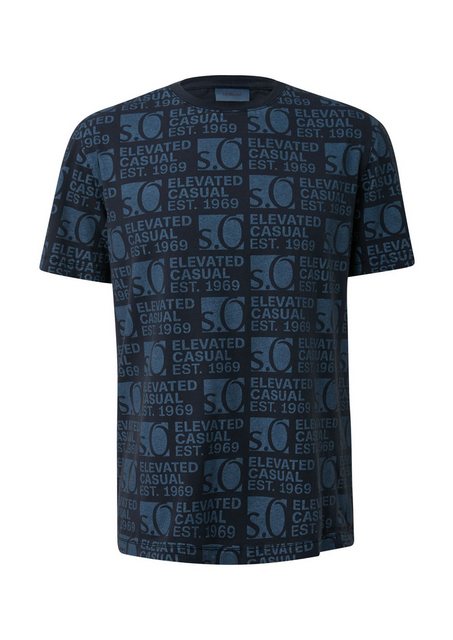 s.Oliver T-Shirt - kurzarm Shirt mit Logo Print günstig online kaufen