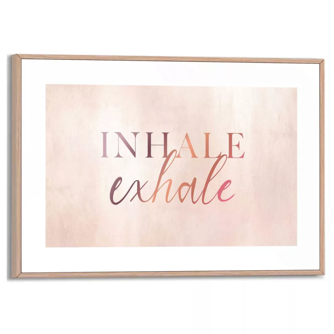 Reinders Bild mit Rahmen "Inhale Exhale" günstig online kaufen