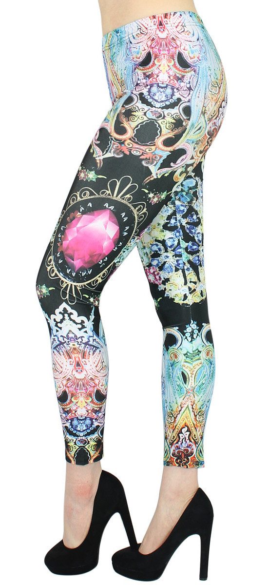 dy_mode Leggings Damen Leggings Sternen Muster günstig online kaufen