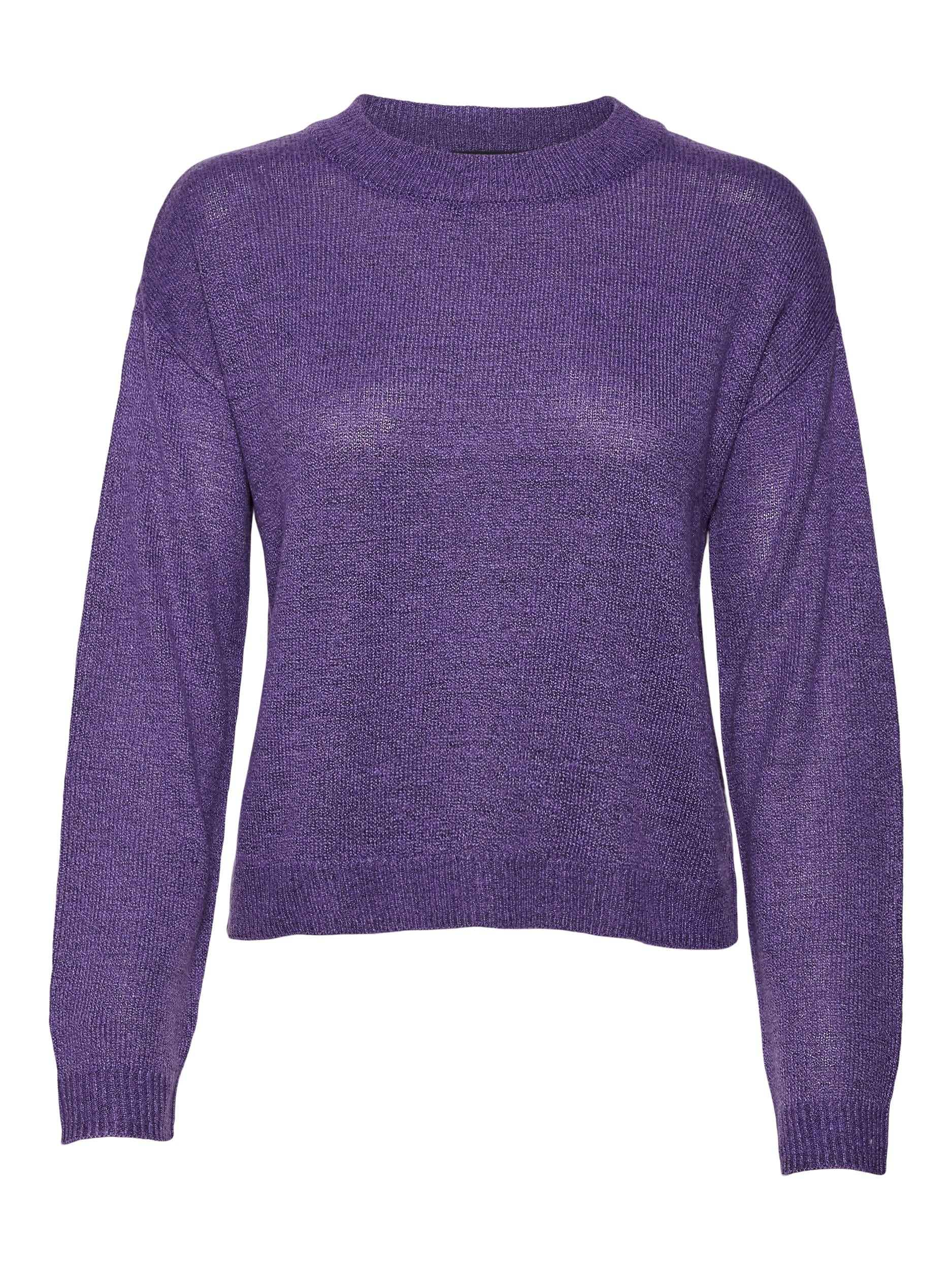 Vero Moda Rundhalspullover "VMSTORM LS O-NECK PULLOVER BF" günstig online kaufen