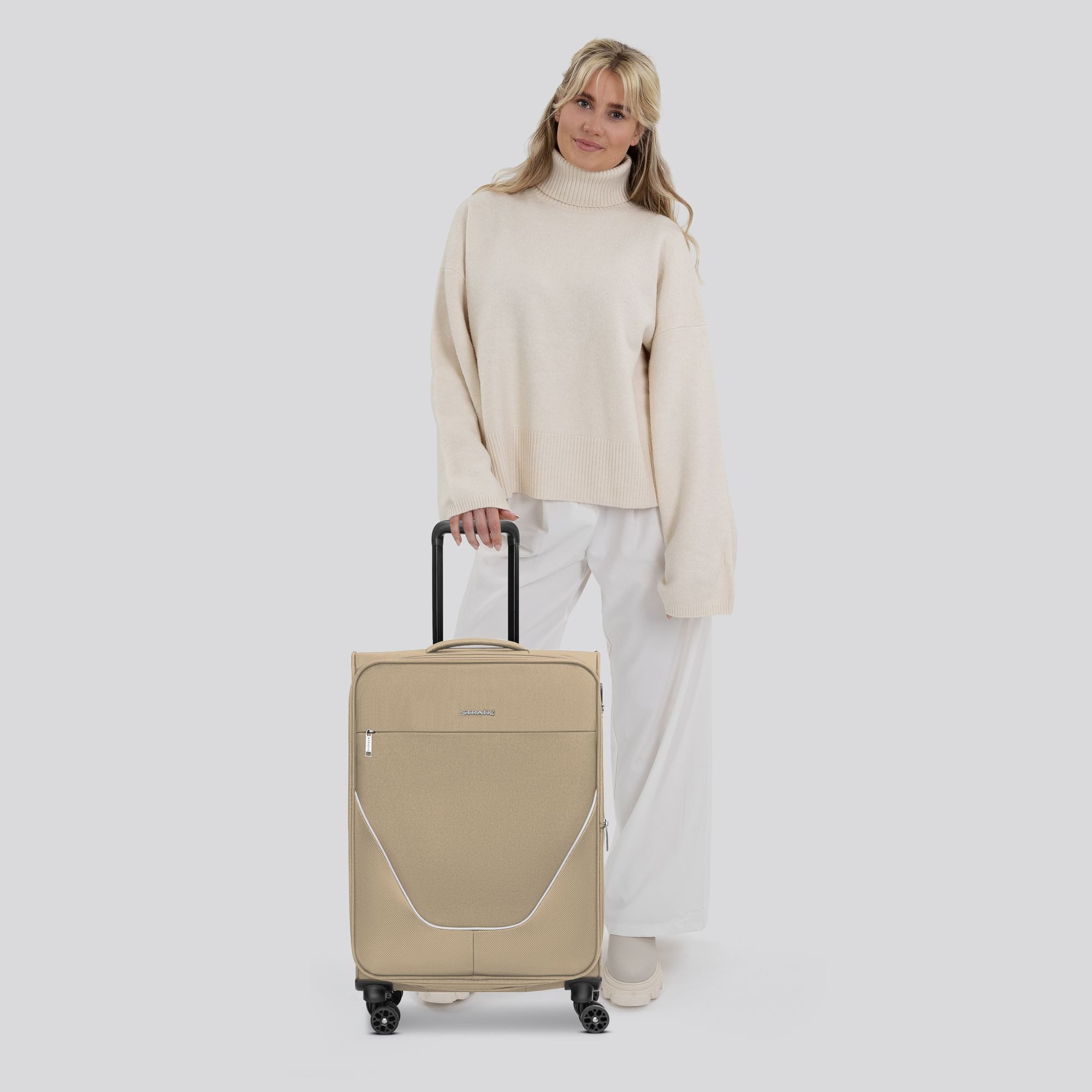 Stratic Weichgepäck-Trolley taska, 4 Rollen, Polyester günstig online kaufen