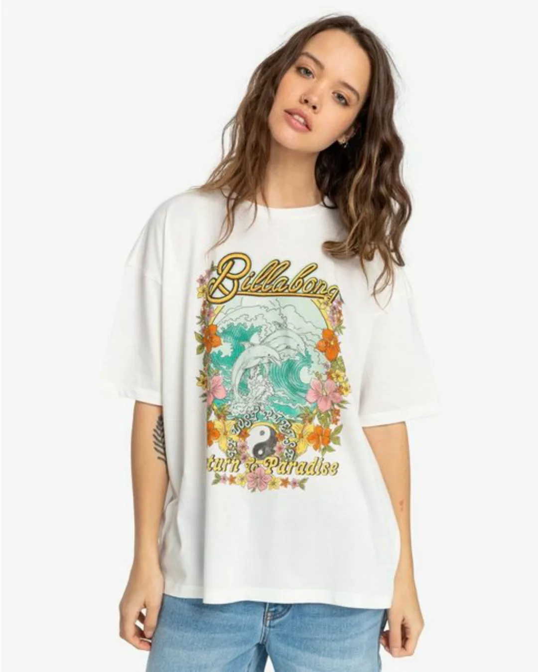 Billabong Print-Shirt Return To Paradise - T-Shirt für Frauen günstig online kaufen