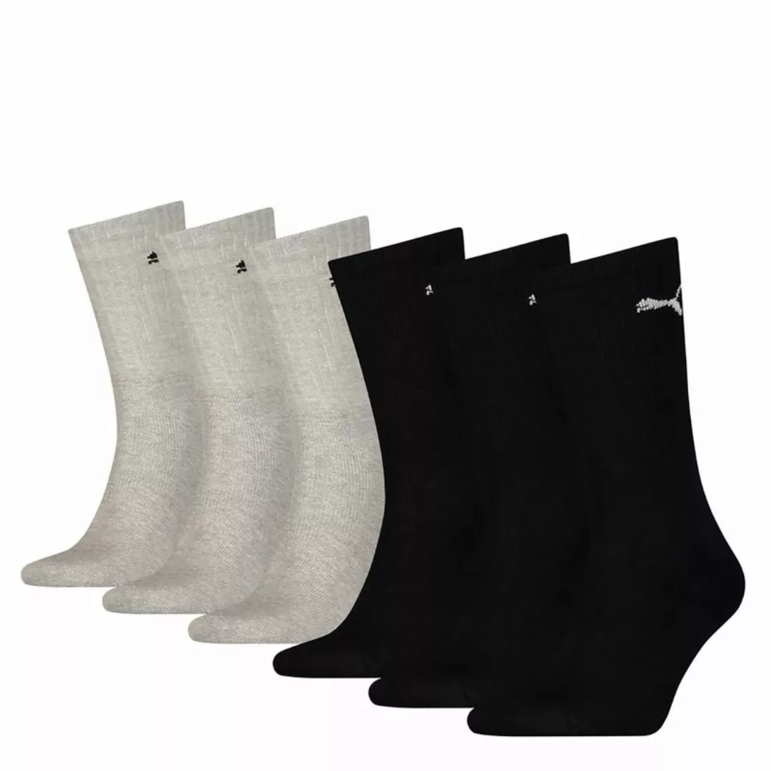 PUMA Unisex Sportsocken, 6 Paar - Short Crew Socks, Tennissocken, einfarbig günstig online kaufen