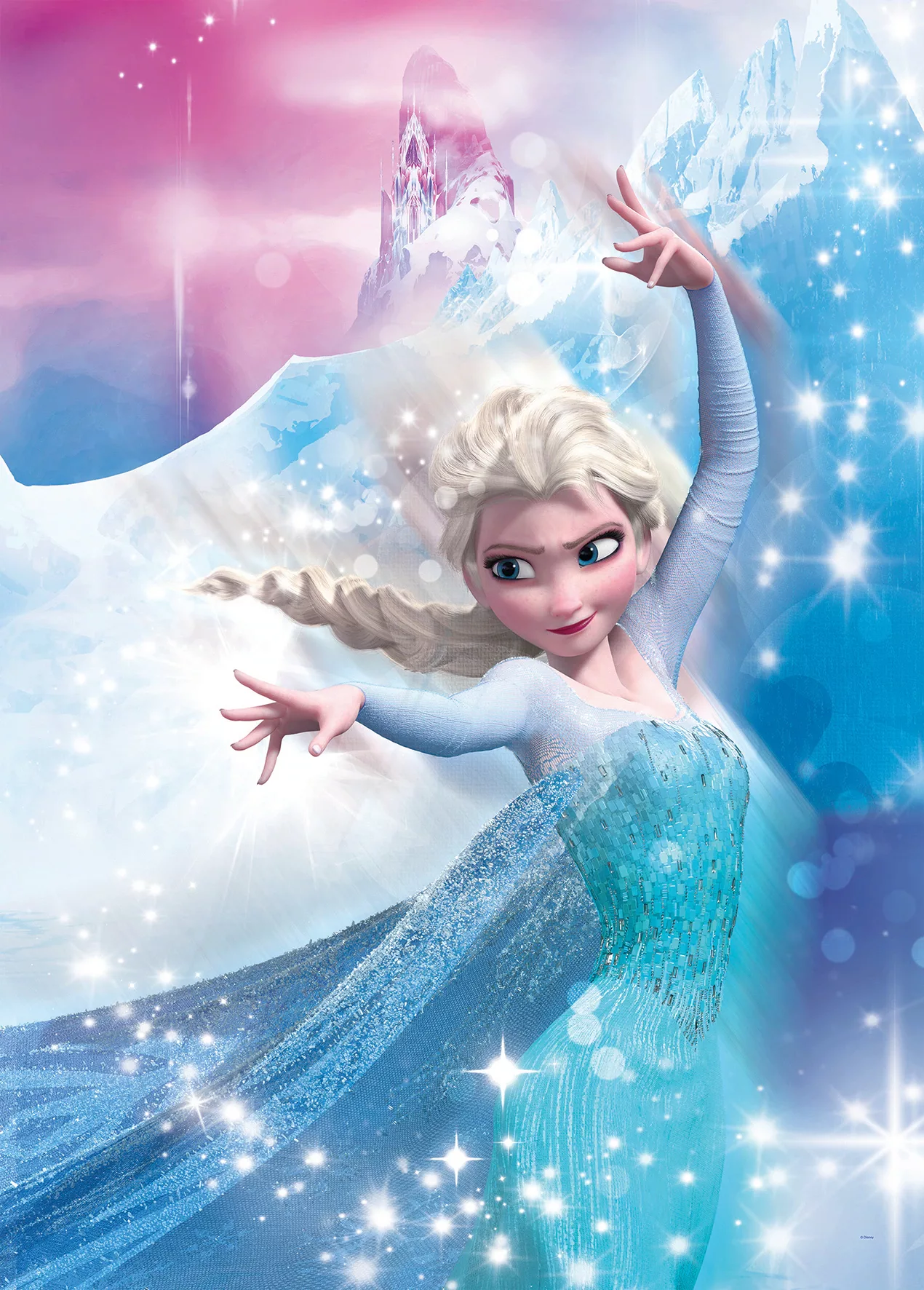 Komar Wandbild Frozen Elsa Action 50 x 70 cm günstig online kaufen