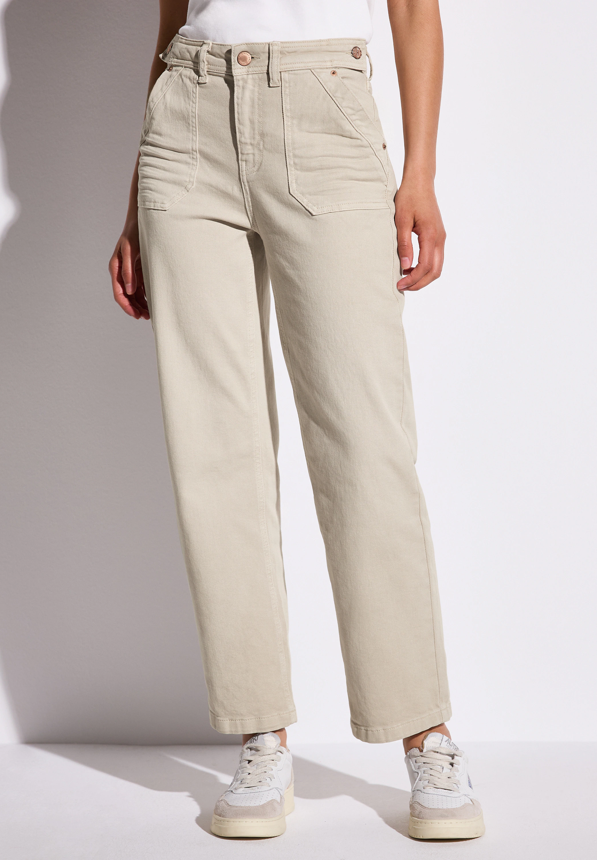 STREET ONE Straight-Jeans, High Waist günstig online kaufen
