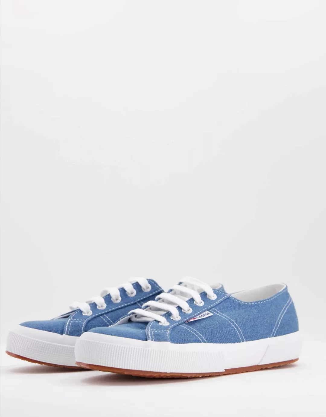 Superga – 2750 Cotu – Klassische Sneaker aus Denim-Blau günstig online kaufen