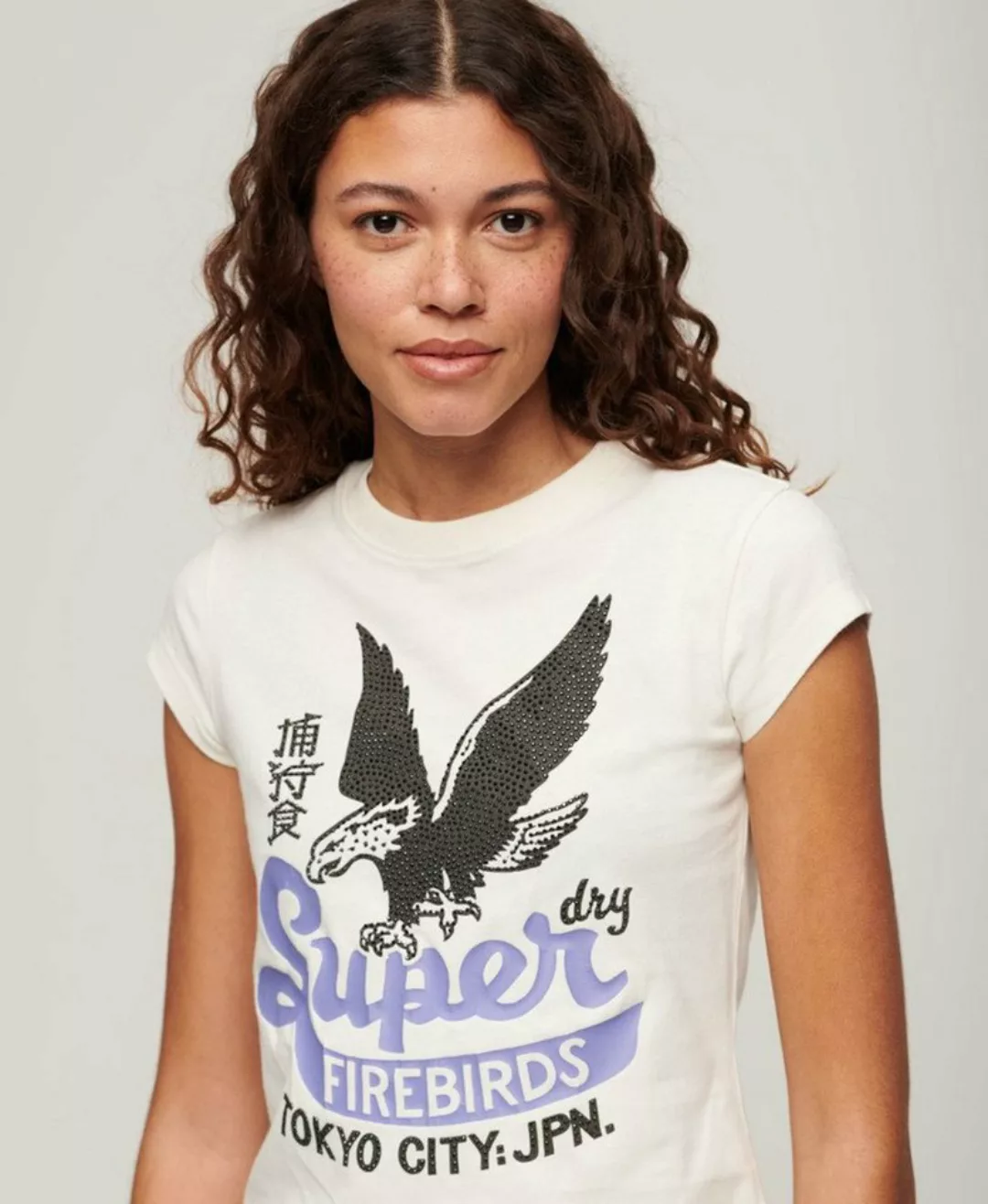 Superdry T-Shirt (1-tlg) Ziersteine günstig online kaufen