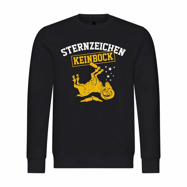 deinshirt Rundhalspullover Herren Pullover Sternzeichen KEIN BOCK Mit Print günstig online kaufen