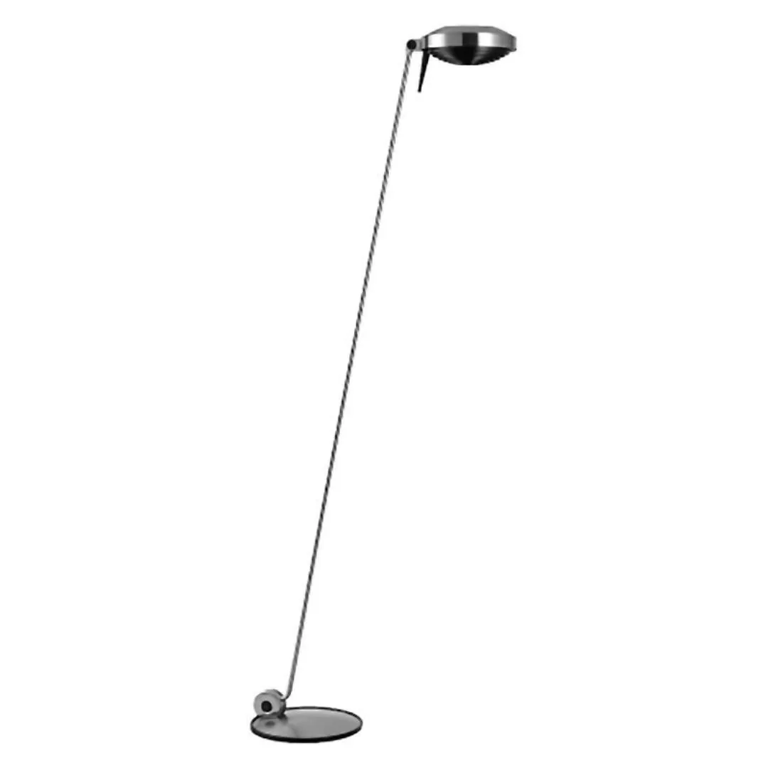 Lumina - Elle 1 LED Stehleuchte - Nickel gebürstet/Schirm Ø23cm drehbar 180 günstig online kaufen
