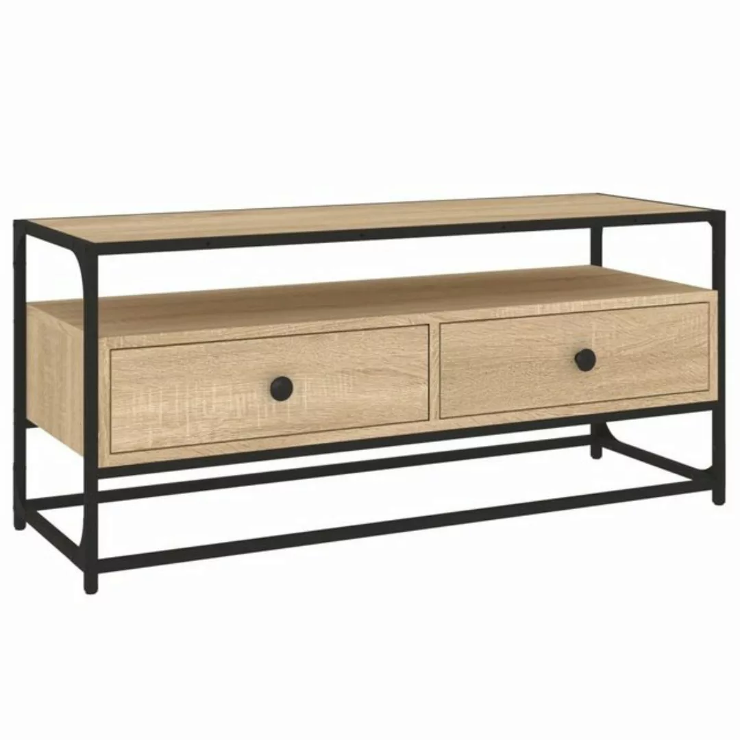 furnicato TV-Schrank Sonoma-Eiche 100x35x45 cm Holzwerkstoff günstig online kaufen