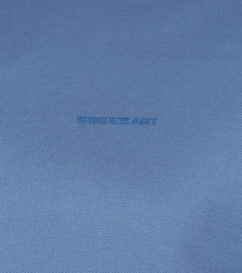 State Of Art Poloshirt Blau - Größe M günstig online kaufen