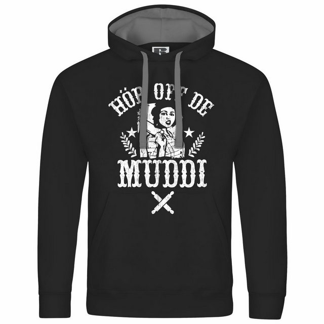 deinshirt Kapuzenpullover Herren Kapuzenpullover Hör off de Muddi Mit Print günstig online kaufen