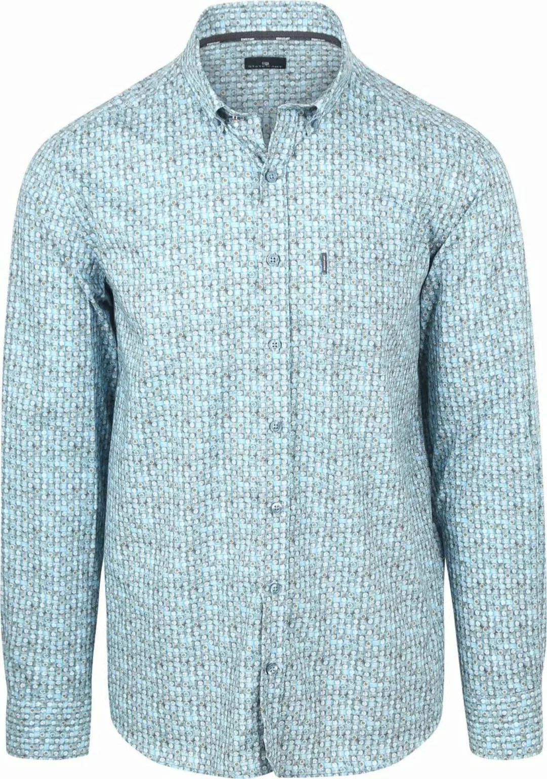 State Of Art Hemd Poplin Dandelion Blau - Größe 3XL günstig online kaufen